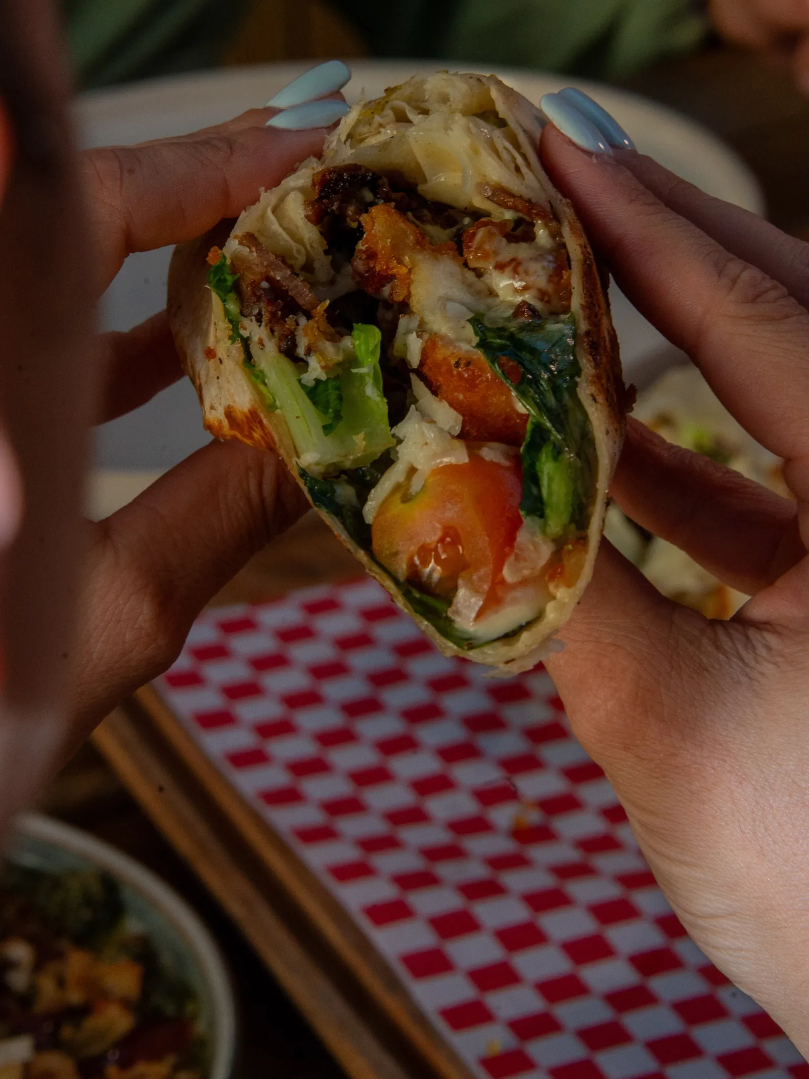 Wrap grillé maison